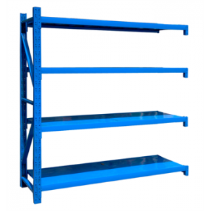 中型貨架副架2000×600×2000mm(四層,500kg/層,藍色)