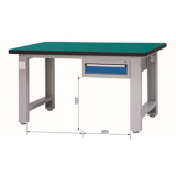 重型工作臺(tái)帶單抽(40mm復(fù)合臺(tái)面)，E-XTG1575+XB10-1TG(B)